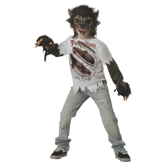 InCharacter Costumes Werewolf Halloween Fancy-Dress Costume for Child, Big Boys M