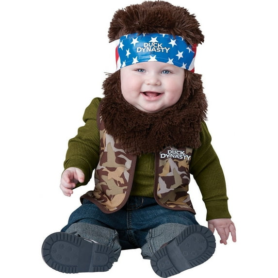 InCharacter Costumes Willie Duck Dynasty Fancy-Dress w/ Camouflage Vest and Wig for Toddlers, 18M-2T