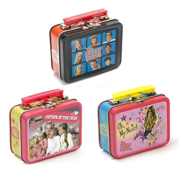 InCogneato Retro TV Teeny Tin Lunch Box, 3 Random Designs Set