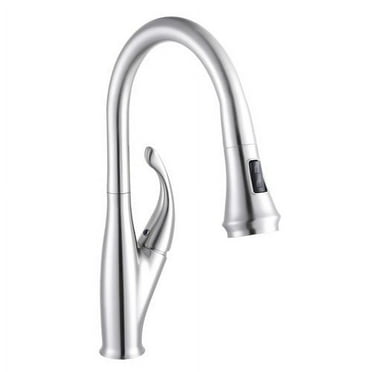 InFurniture Single Handle Pull Out Kitchen Faucet
