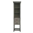 thumbnail image 1 of InFurniture WK8279SC-G 79 in. Rustic Solid Fir Side Cabinet in Grey Driftwood, 1 of 3