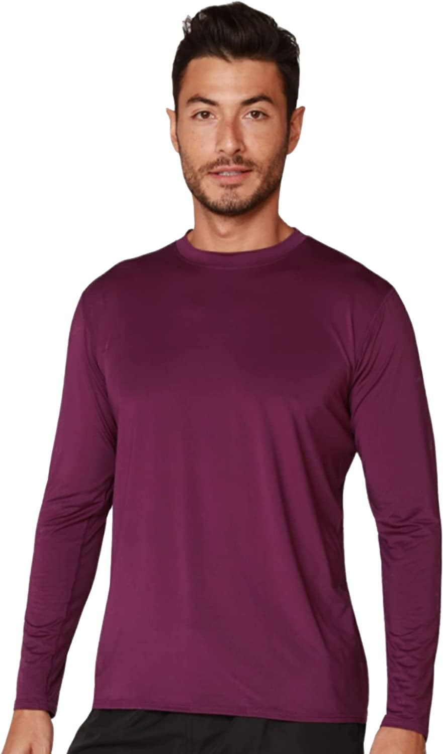 InGear Dry Fit Swim Shirts For Men Uv Sun Protective Rash Guard Workout