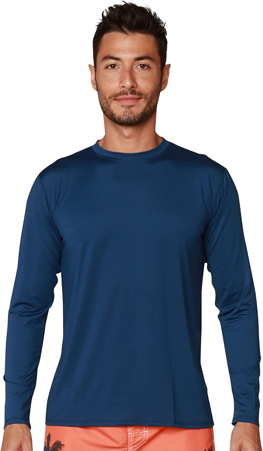 InGear Dry Fit Swim Shirts For Men Uv Sun Protective Rash Guard Workout  Shirts 