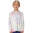 thumbnail image 1 of INGEAR Boys' Rash Guard UPF 50+ Long Sleeve Swim Shirt, Quick-Dry Lightweight Sun Protection, SONOMA TIEDYE, XS, 1 of 6