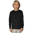 thumbnail image 1 of INGEAR Boys' Rash Guard UPF 50+ Long Sleeve Swim Shirt, Quick-Dry Lightweight Sun Protection, Black, M, 1 of 6