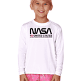 thumbnail image 1 of INGEAR Boys' Rash Guard UPF 50+ Long Sleeve Swim Shirt, Quick-Dry Lightweight Sun Protection, NASA, XL, 1 of 9