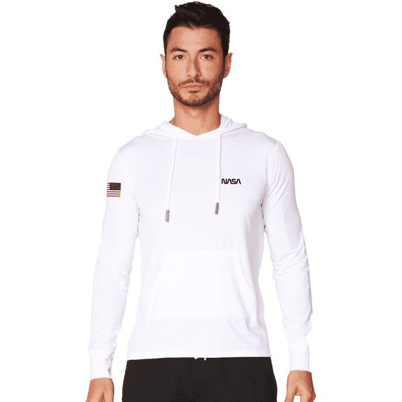 InGear NASA Logo UV Protection Clothing For Men Hoodies Lightweight Cute Clothes For Men Shirts Unisex Sun Shirt Sun Block , Men Pool Clothing