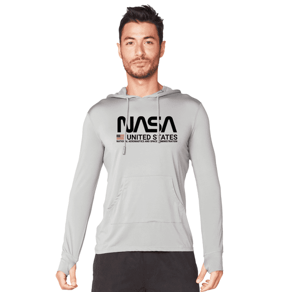 InGear NASA Logo UV Protection Clothing For Men Hoodies Lightweight Cute Clothes For Men Shirts Unisex Sun Shirt Sun Block , Men Pool Clothing