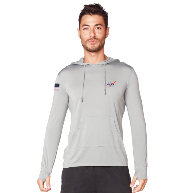 InGear NASA Logo UV Protection Clothing For Men Hoodies Lightweight
