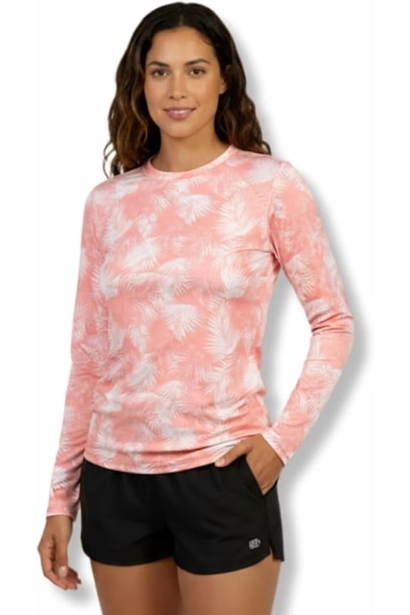 Sun Shirt Beach Coverup for Women’s UPF 50+, Pink, M
