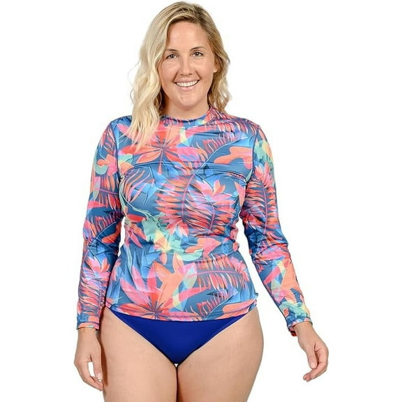 INGEAR Sun Shirt Beach Coverup for Women’s UPF 50 , Blue, XL