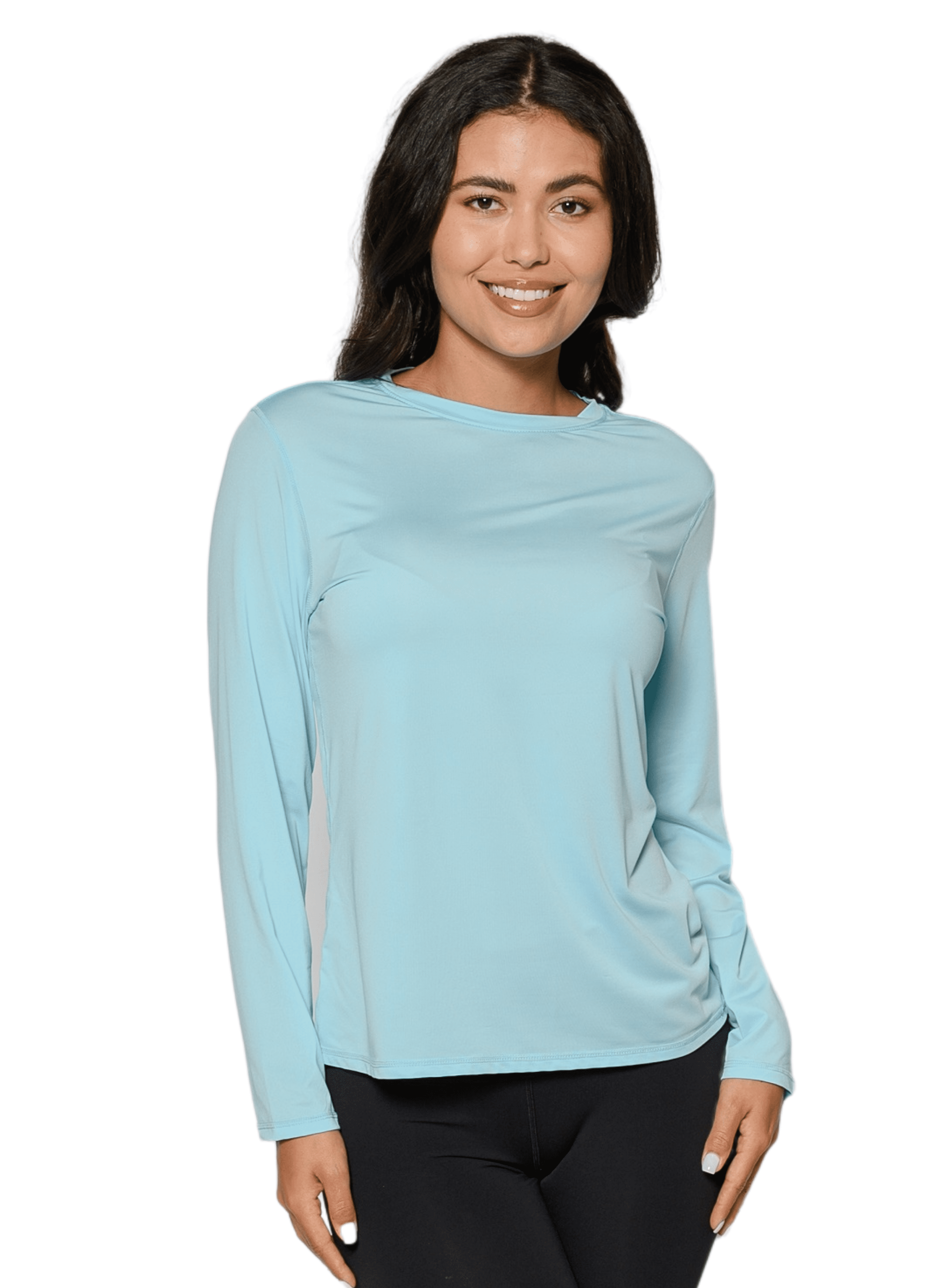 KEFITEVD Quick Dry Women's UPF 50+ Long Sleeve T-Shirts Skin Sun/UV  Protection Swim Outdoor Hiking Shirts Tops Girls Ladies