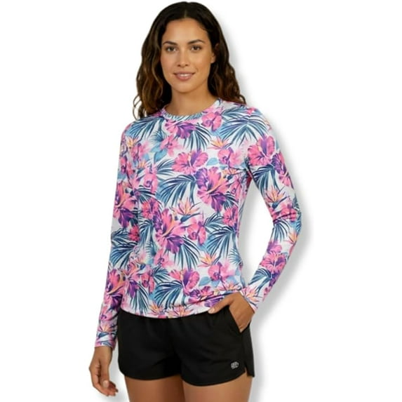 INGEAR Sun Shirt Beach Coverup for Women’s UPF 50+, Dark Purple, M