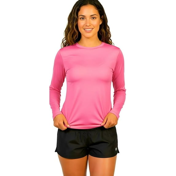INGEAR Sun Shirt Beach Coverup for Women’s UPF 50+, Pink, M