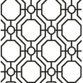 thumbnail image 1 of InHome 216-in by 20.5-in Crawford Black & White Peel & Stick Wallpaper, 1 of 2