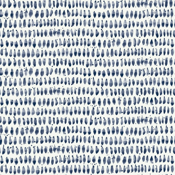 InHome 216-in by 20.8-in Mystical Navy Peel & Stick Wallpaper