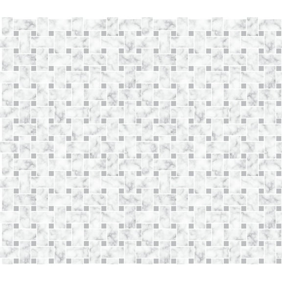 InHome Bianco Carrara Tile Peel and Stick Backsplash