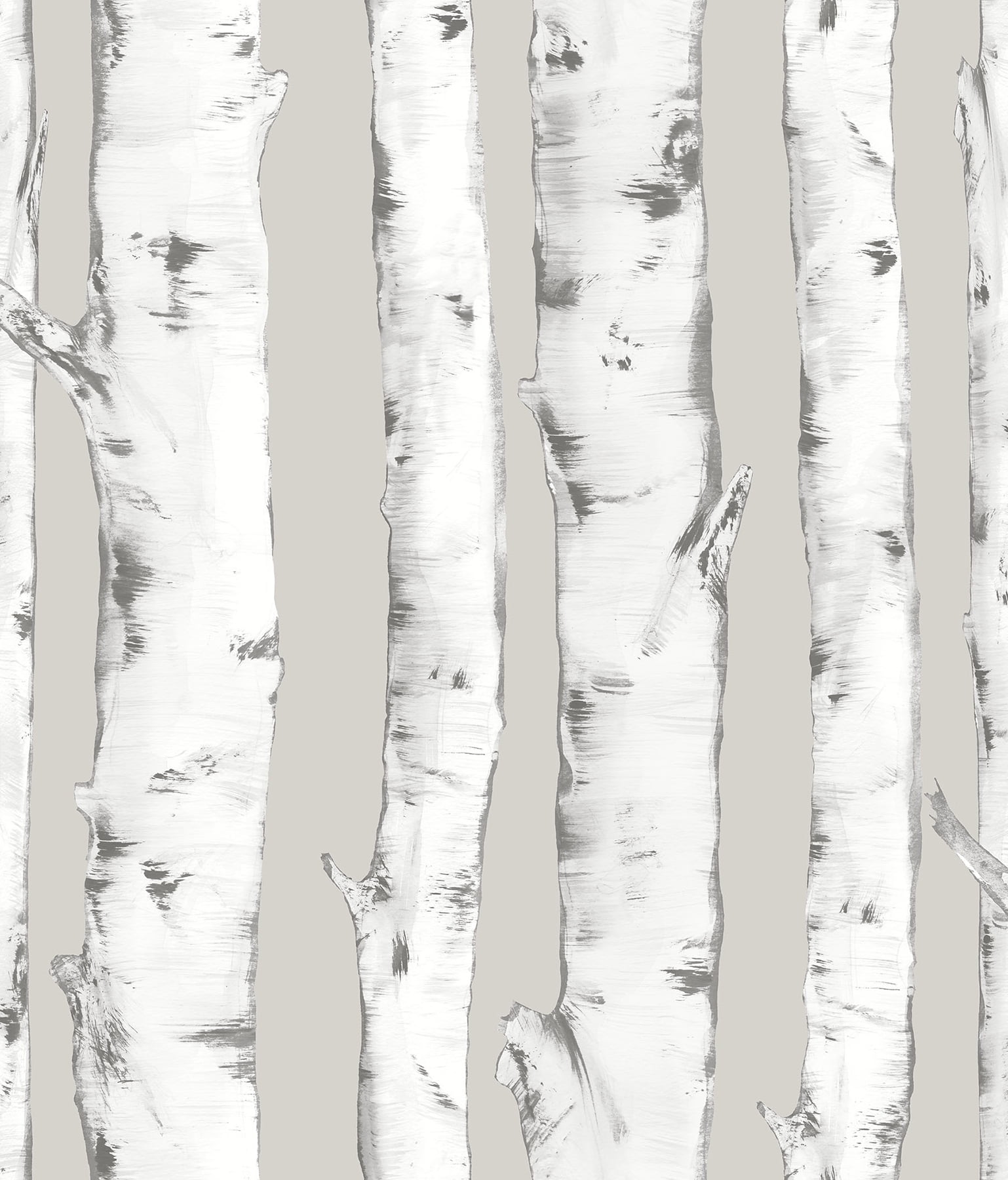 Downy Birch Neutral Vinyl Peel and Stick Wallpaper, 198-in by 20.5-in