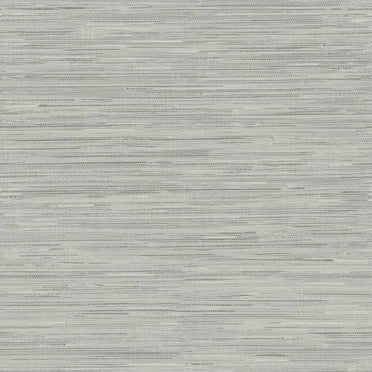 InHome Grey Harlow Weave Vinyl Peel And Stick Wallpaper, 216-in by 20.8-in, 31.2 Sq. Ft.