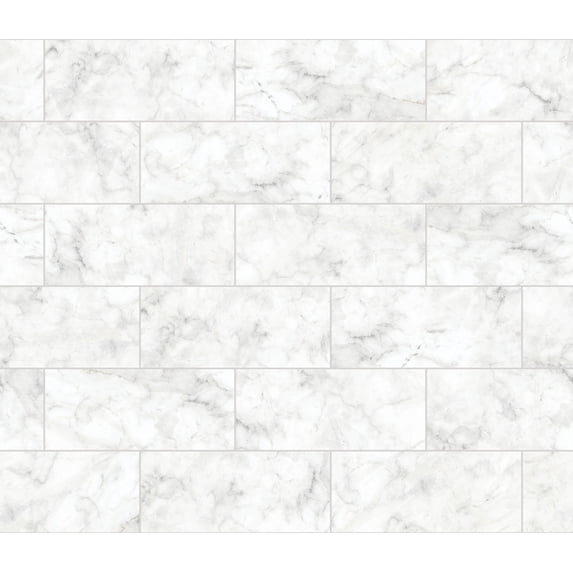 InHome Marble Tile Peel and Stick Backsplash