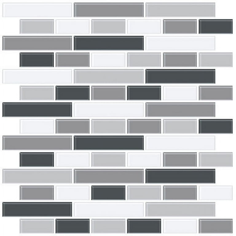 InHome Smoked Glass 10 in. x 10 in. Peel and Stick Resin Backsplash Tiles (4-Pack) InHome Smoked Glass 10 in. x 10 in. Peel and Stick Resin Backsplash Tiles (4-Pack)