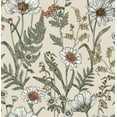 thumbnail image 1 of InHome Spring Meadow Cream Peel and Stick Wallpaper, 1 of 4