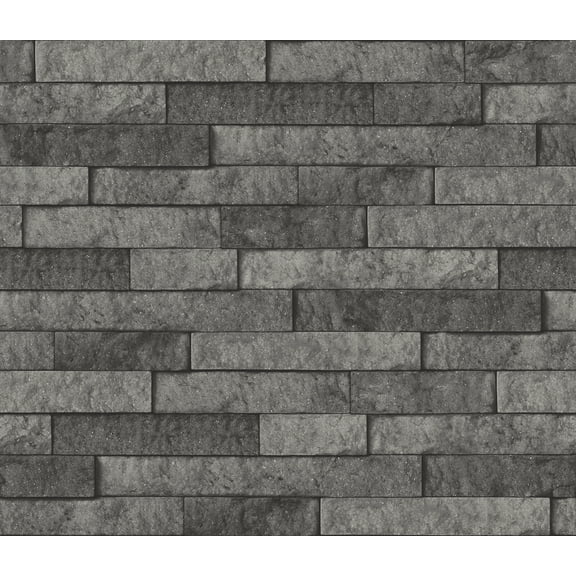 InHome Stone Slate Grey Peel and Stick Rolled Backsplash