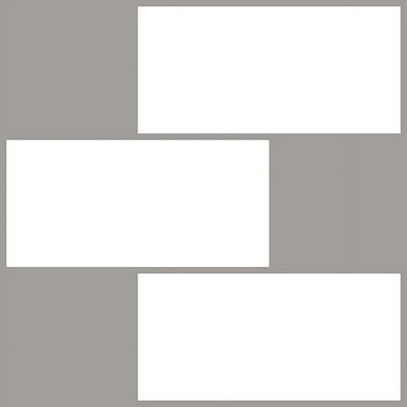 InHome Subway Tile 10 In. X 10 In. Peel and Stick Resin Backsplash Tiles (4-Pack)