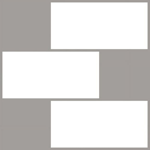 InHome Subway Tile 10 In. X 10 In. Peel and Stick Resin Backsplash Tiles (4-Pack)