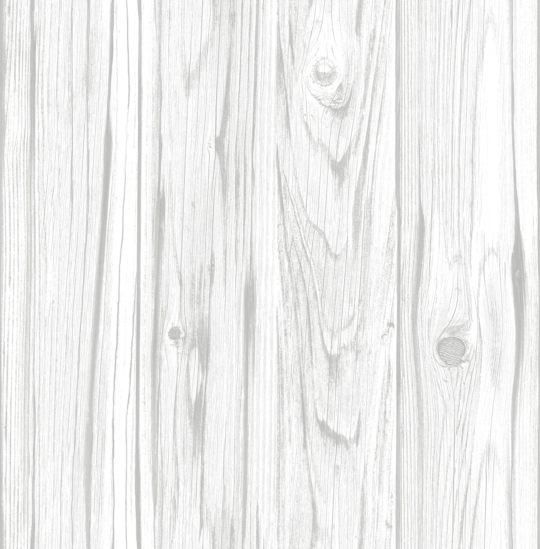 InHome White Barnwood Vinyl Peel And Stick Wallpaper, 198-in by 20.5-in, 28.2 sq. ft.