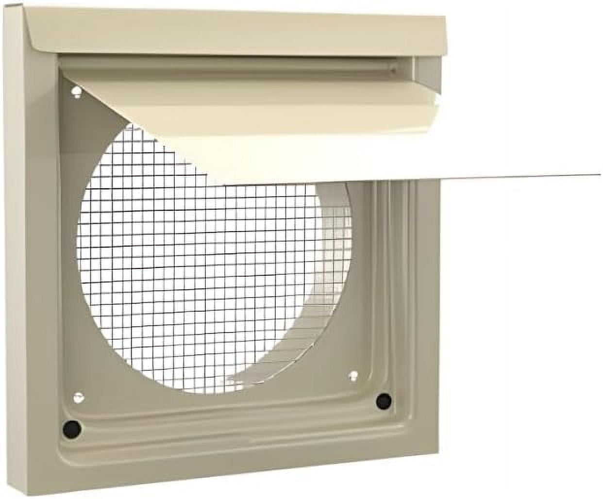 InOvate 6” Premium Wall Vent (No Collar) (Tan)