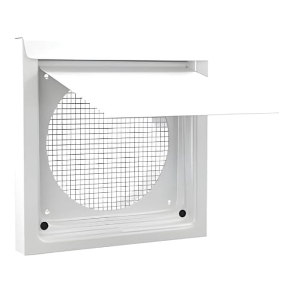 InOvate 6” Premium Wall Vent (No Collar) (White)