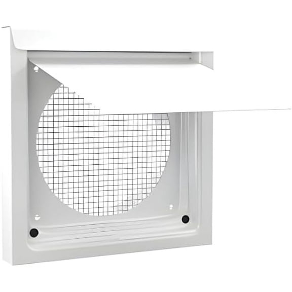 InOvate 6” Premium Wall Vent (No Collar) (White)