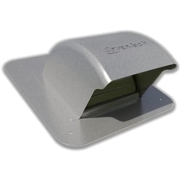 InOvate DryerJack Low Profile Exhaust Vent with Roof Neck (Mill Finish)