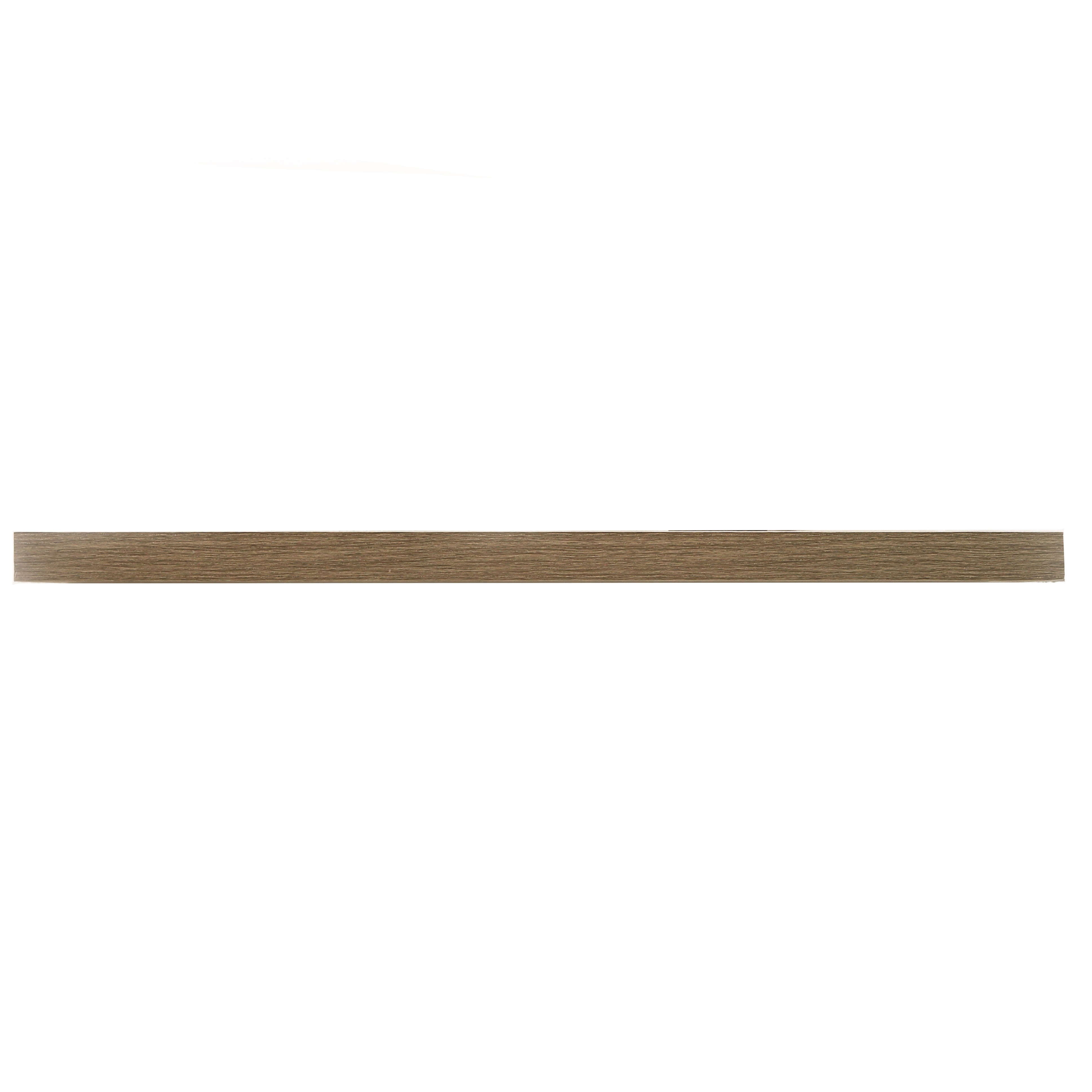 Rustic Gray MDF Floating Wall Shelf, 42-Inch