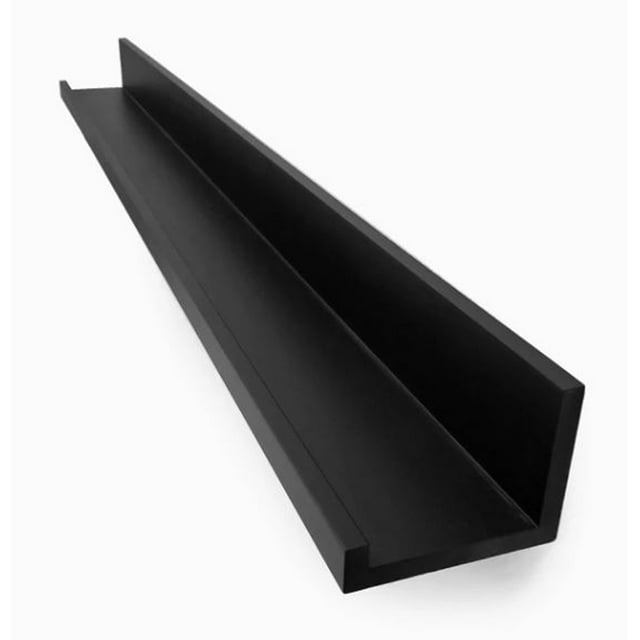 InPlace Wall Shelf, Rectangle Wood Floating Stafford Picture Ledge, 31" W x 4" D x 5" H