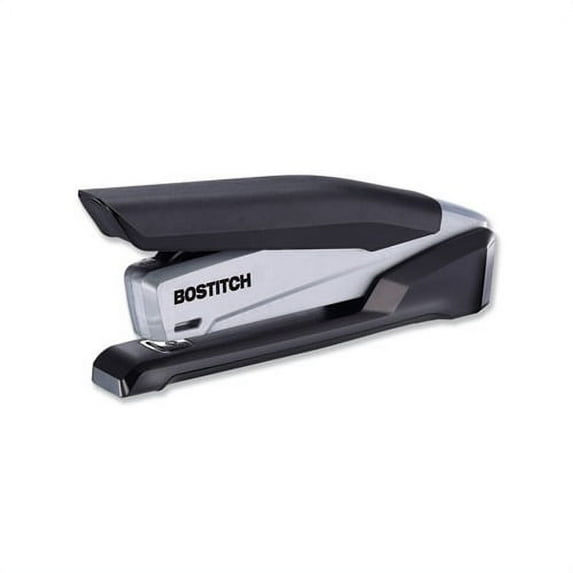 InPower Spring-Powered Premium Desktop Stapler 28-Sheet Capacity, Black/Gray