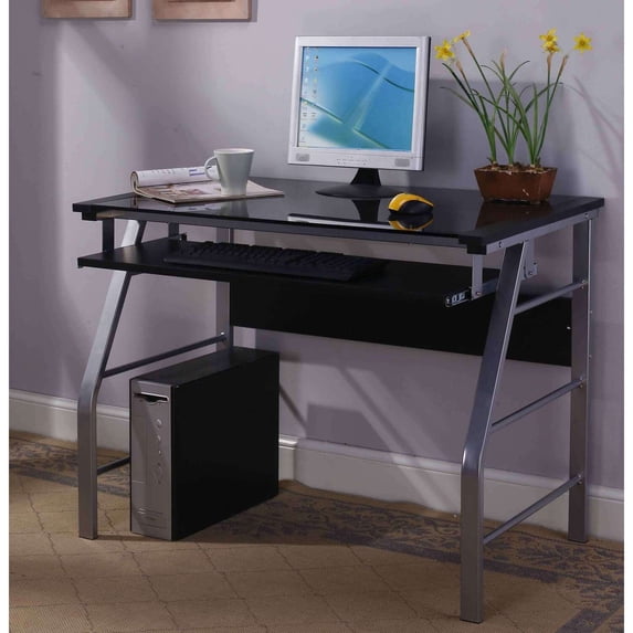 InRoom 2950 Computer Desk - Silver