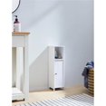 thumbnail image 1 of InRoom Furniture BM12-WH 7 x 7 x 24 in. Bathroom Cabinet, White, 1 of 1