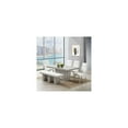 thumbnail image 1 of Room Designs Dining Bench White / Light Grey Contemporary Rectangle, 1 of 3