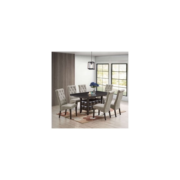 Room Designs Dining Table Black Contemporary Rectangle