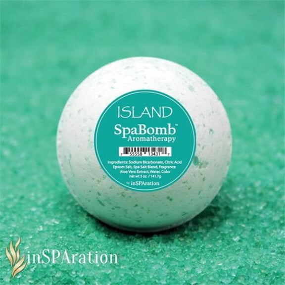 InSPAration INS900SB 5 oz Island Aromatherapy SpaBomb - Case of 12