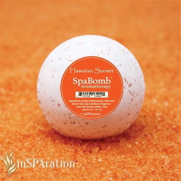 InSPAration INS744SB 5 oz SpaBomb, Hawaiian Sunset - Case of 12