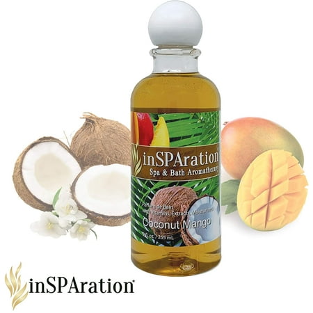 InSPAration Spa and Bath Aromatherapy, Coconut Mango Liquid, 9 oz