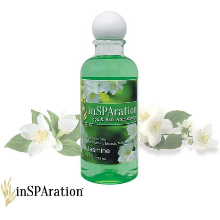 InSPAration Spa and Bath Aromatherapy, Jasmine Liquid, 9 oz