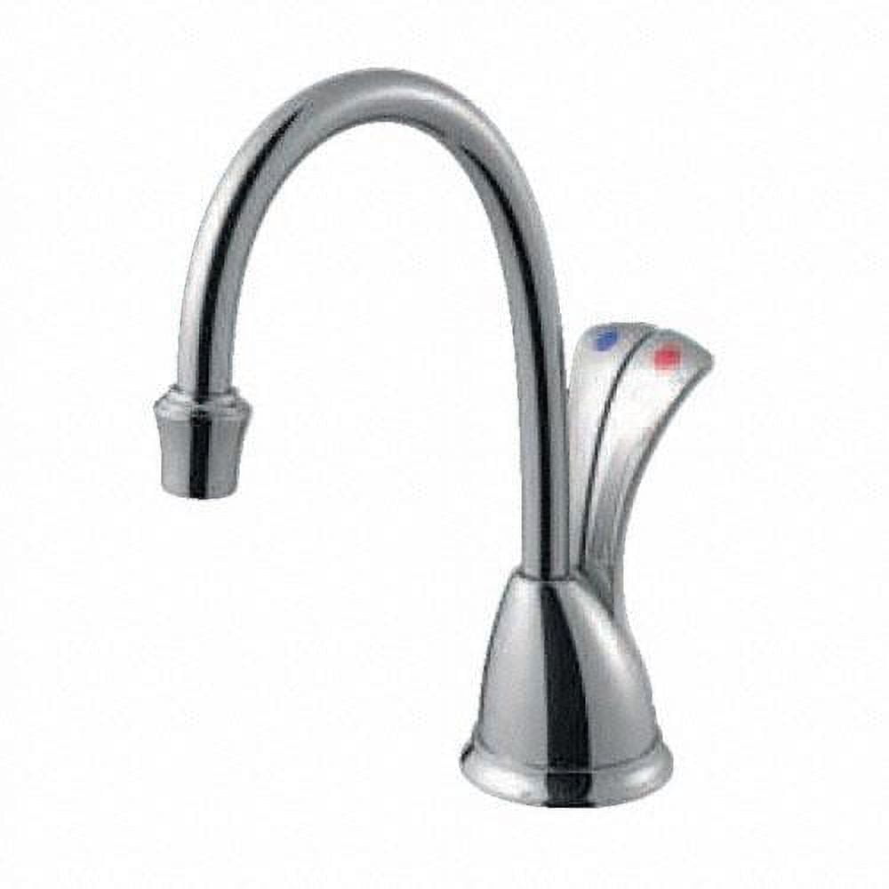 Satin Nickel Instant Hot and Cold Water Dispenser Faucet