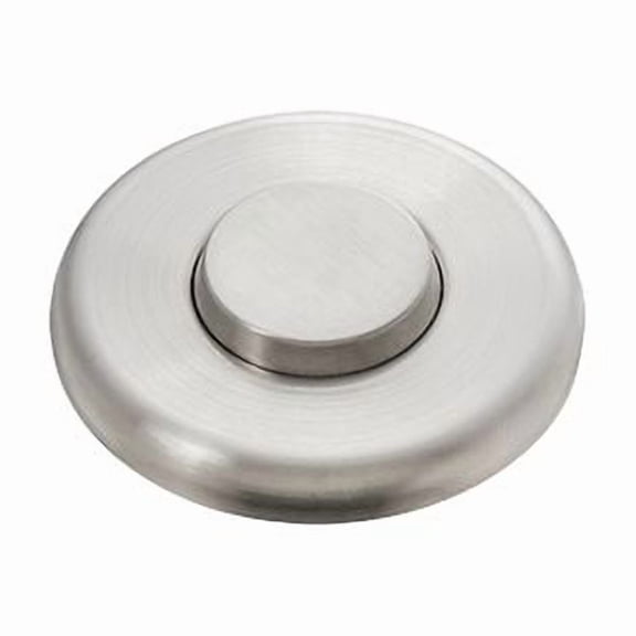 InSinkErator Decorative Air Switch Push Button, Pioneer Style in Satin Nickel - 78664-ISE