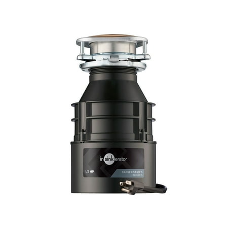 InSinkErator Badger 5 1/2 HP Continuous Feed Garbage Disposal with Power Cord