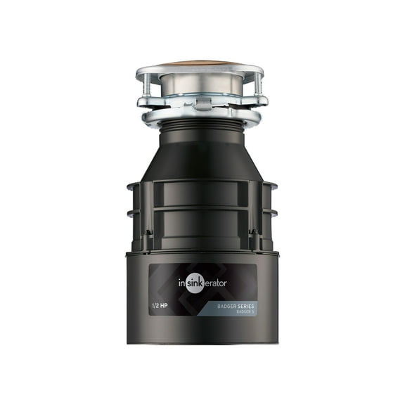 InSinkErator Badger 5, 1/2 HP Continuous Feed Kitchen Garbage Disposal, Badger Series
