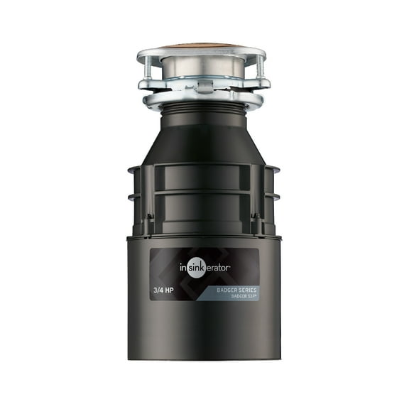InSinkErator Badger 5XP, 3/4 HP Continuous Feed Kitchen Garbage Disposal, Badger Series